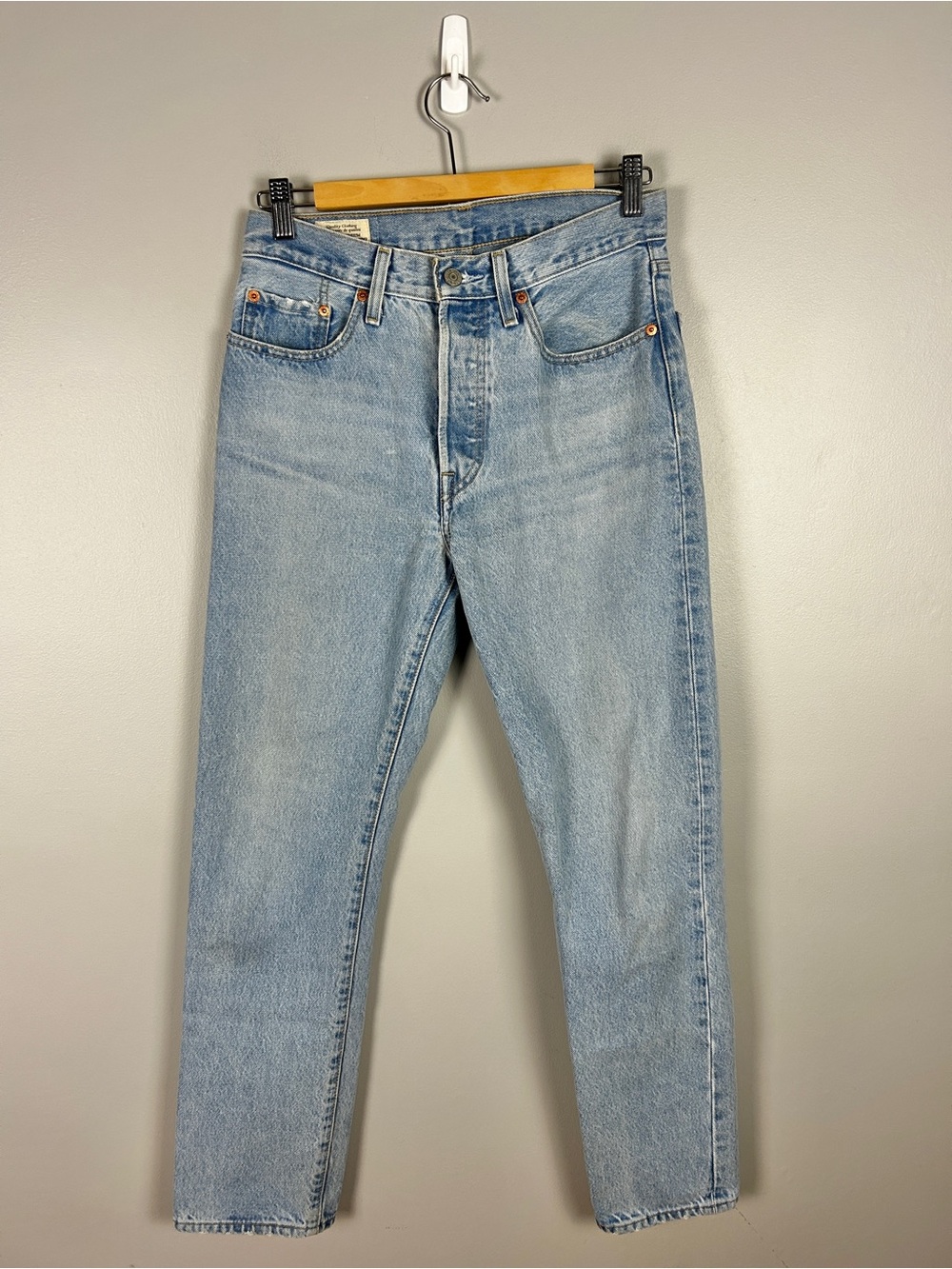LEVI'S 501 Jeans Light Wash Women's 27 Straight Leg